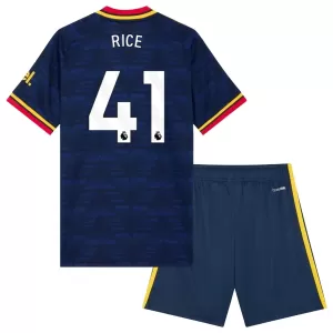 Camiseta Arsenal Declan Rice 41 Niños 2ª Equipación 26/27