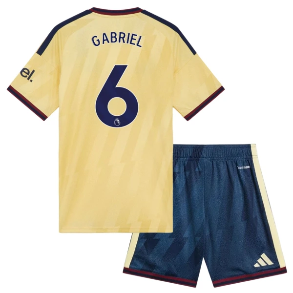 Camiseta Arsenal Gabriel 6 Niños 3ª Equipación 26/27 Camiseta Arsenal Gabriel 6 Niños 3ª Equipación 26/27