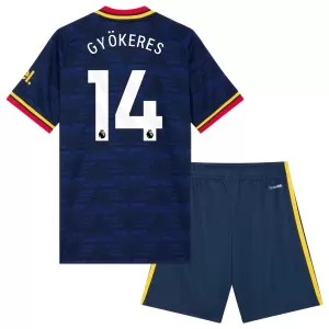 Camiseta Arsenal Gyokeres 14 Niños 2ª Equipación 26/27