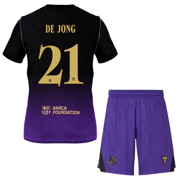 Camiseta FC Barcelona Frenkie de Jong 21 Niños 2ª Equipación 26/27 Camiseta FC Barcelona Frenkie de Jong 21 Niños 2ª Equipación 26/27