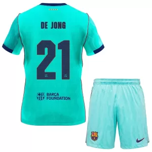 Camiseta FC Barcelona Frenkie de Jong 21 Niños 3ª Equipación 26/27