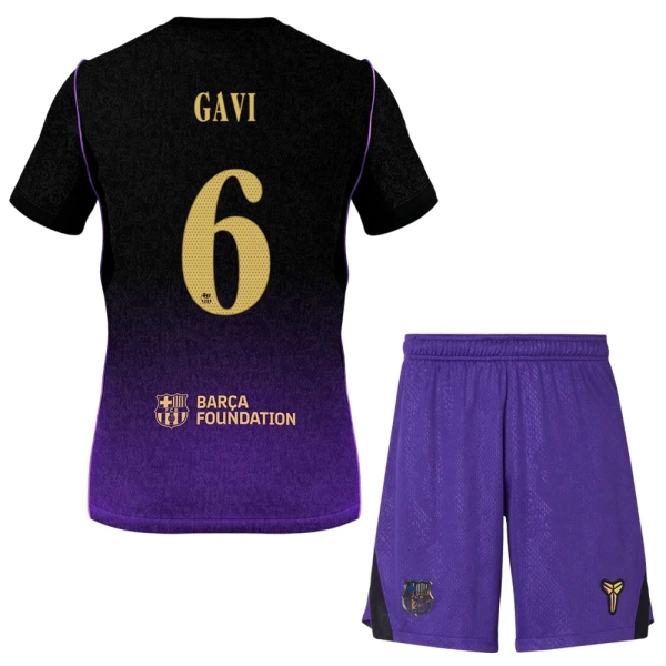 Camiseta FC Barcelona Gavi 6 Niños 2ª Equipación 26/27 Camiseta FC Barcelona Gavi 6 Niños 2ª Equipación 26/27