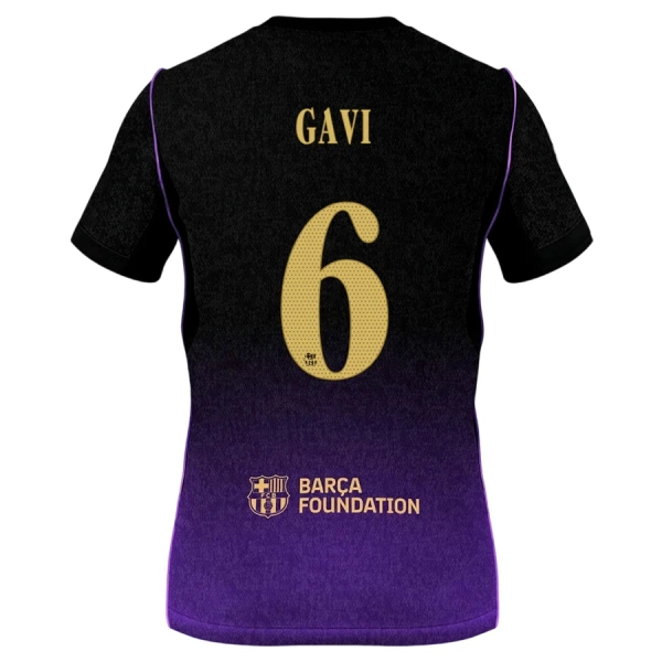 Camiseta FC Barcelona Gavi 6 Niños 2ª Equipación 26/27