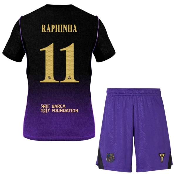 Camiseta FC Barcelona Raphinha 11 Niños 2ª Equipación 26/27 Camiseta FC Barcelona Raphinha 11 Niños 2ª Equipación 26/27