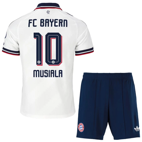 Camiseta FC Bayern Múnich Jamal Musiala 10 Niños 2ª Equipación 26/27 Camiseta FC Bayern Múnich Jamal Musiala 10 Niños 2ª Equipación 26/27
