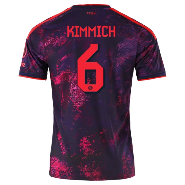 Camiseta FC Bayern Múnich Joshua Kimmich 6 Hombre 3ª Equipación 26/27 Camiseta FC Bayern Múnich Joshua Kimmich 6 Hombre 3ª Equipación 26/27