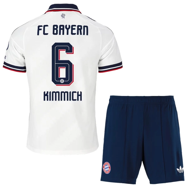 Camiseta FC Bayern Múnich Joshua Kimmich 6 Niños 2ª Equipación 26/27 Camiseta FC Bayern Múnich Joshua Kimmich 6 Niños 2ª Equipación 26/27