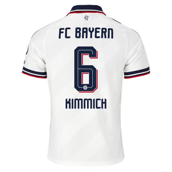 Camiseta FC Bayern Múnich Joshua Kimmich 6 Niños 2ª Equipación 26/27