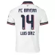 Camiseta FC Bayern Múnich Luis Díaz 14 Hombre 2ª Equipación 26/27 Camiseta FC Bayern Múnich Luis Díaz 14 Hombre 2ª Equipación 26/27