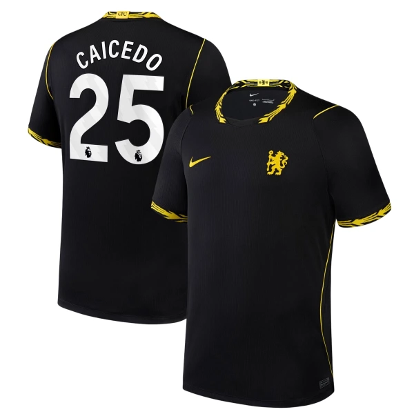 Camiseta Chelsea Moisés Caicedo 25 Hombre 2ª Equipación 26/27 Camiseta Chelsea Moisés Caicedo 25 Hombre 2ª Equipación 26/27