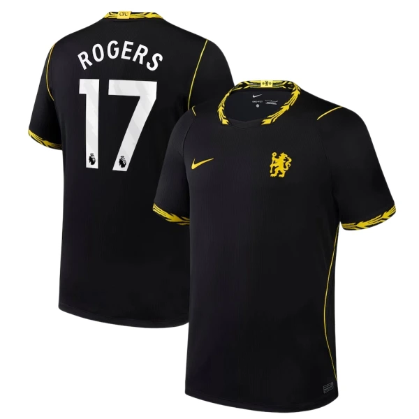 Camiseta Chelsea Rogers 17 Hombre 2ª Equipación 26/27 Camiseta Chelsea Rogers 17 Hombre 2ª Equipación 26/27