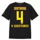 Camiseta Borussia Dortmund Nico Schlotterbeck 4 Hombre 2ª Equipación 26/27 Camiseta Borussia Dortmund Nico Schlotterbeck 4 Hombre 2ª Equipación 26/27