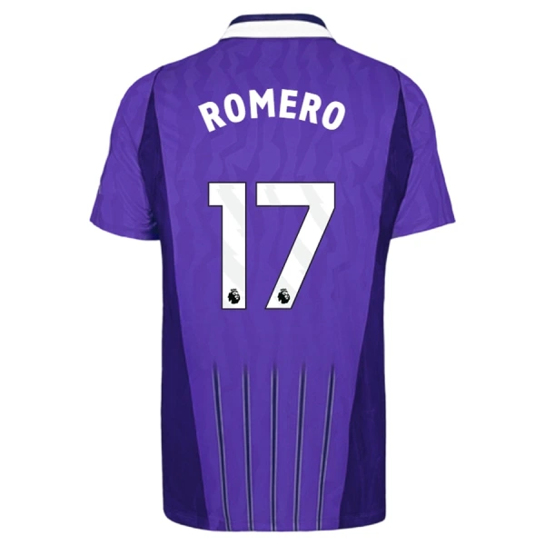 Camiseta Tottenham Hotspur Cristian Romero 17 Niños 3ª Equipación 26/27