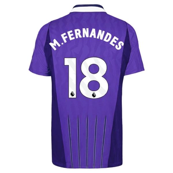 Camiseta Tottenham Hotspur M. Fernandes 18 Hombre 3ª Equipación 26/27 Camiseta Tottenham Hotspur M. Fernandes 18 Hombre 3ª Equipación 26/27