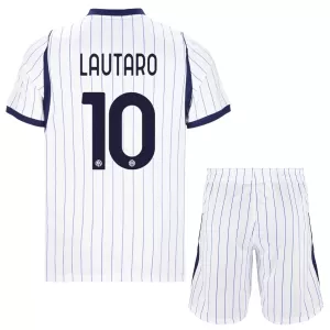 Camiseta Inter de Milán Lautaro Martínez 10 Niños 2ª Equipación 26/27