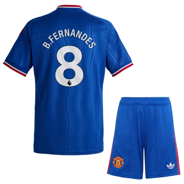 Camiseta Manchester United Bruno Fernandes 8 Niños 2ª Equipación 26/27 Camiseta Manchester United Bruno Fernandes 8 Niños 2ª Equipación 26/27