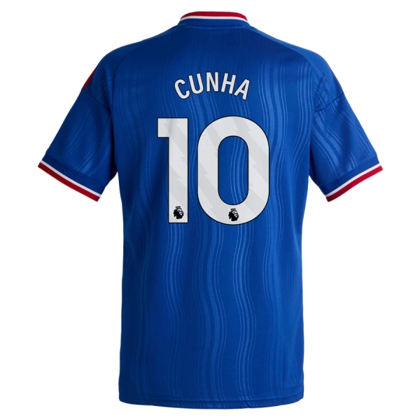 Camiseta Manchester United Cunha 10 Hombre 2ª Equipación 26/27 Camiseta Manchester United Cunha 10 Hombre 2ª Equipación 26/27