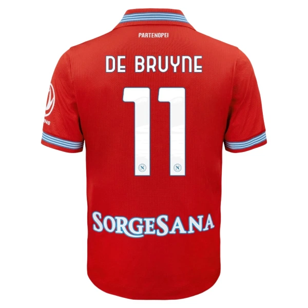 Camiseta Nápoles Kevin De Bruyne 11 Hombre 3ª Equipación 26/27 Camiseta Nápoles Kevin De Bruyne 11 Hombre 3ª Equipación 26/27