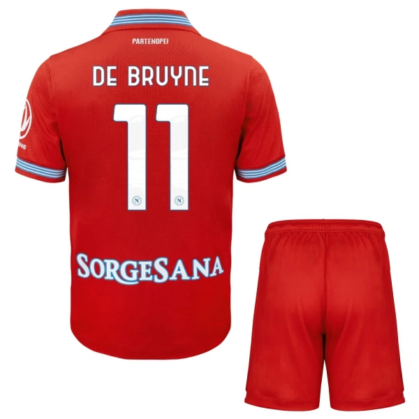 Camiseta Nápoles Kevin De Bruyne 11 Niños 3ª Equipación 26/27 Camiseta Nápoles Kevin De Bruyne 11 Niños 3ª Equipación 26/27