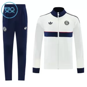 Conjunto De Chaqueta De Entrenamiento FC Bayern Múnich Niños 26/27 Blanco