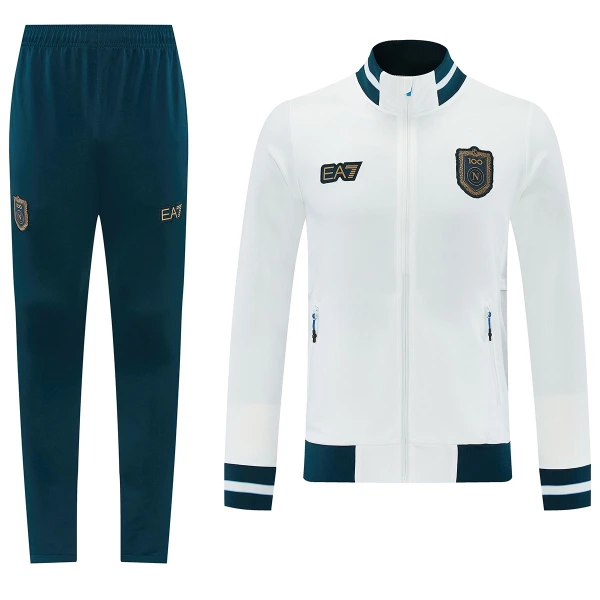 Conjunto De Chaqueta De Entrenamiento Nápoles Hombre 26/27 Blanco