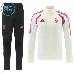 Conjunto De Chaqueta De Entrenamiento Real Madrid Niños 26/27 Blanco