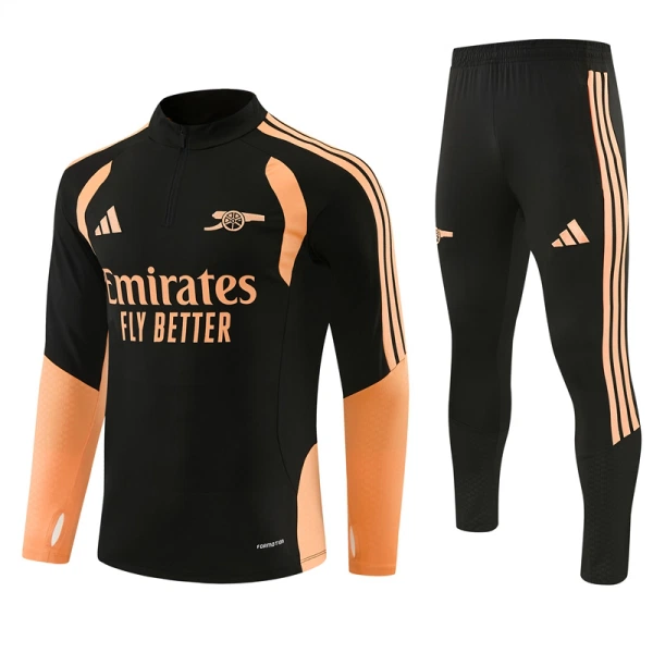 Conjunto de sudadera de entrenamiento Arsenal Hombre 26/27 Negro Conjunto de sudadera de entrenamiento Arsenal Hombre 26/27 Negro
