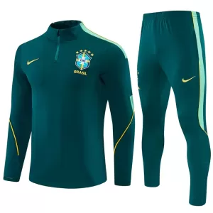 Conjunto de sudadera de entrenamiento Brasil Hombre 26/27 Verde