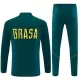 Conjunto de sudadera de entrenamiento Brasil Hombre 26/27 Verde