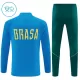 Conjunto de sudadera de entrenamiento Brasil Niños 26/27 Azul
