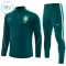 Conjunto de sudadera de entrenamiento Brasil Niños 26/27 Verde