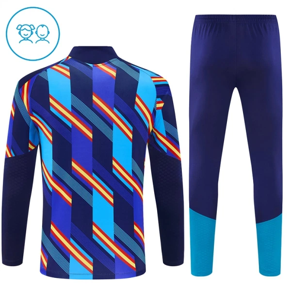 Conjunto de sudadera de entrenamiento España Niños 26/27 Azul