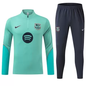 Conjunto de sudadera de entrenamiento FC Barcelona Hombre 26/27 Verde Conjunto de sudadera de entrenamiento FC Barcelona Hombre 26/27 Verde