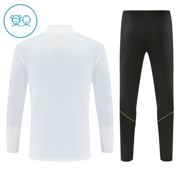 Conjunto de sudadera de entrenamiento FC Barcelona Niños 26/27 Blanco