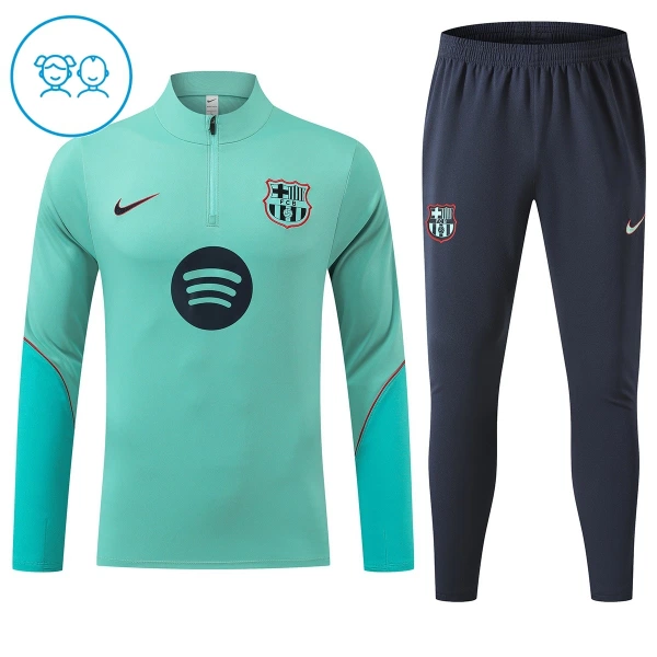 Conjunto de sudadera de entrenamiento FC Barcelona Niños 26/27 Verde