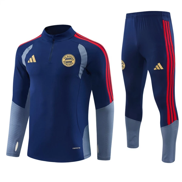 Conjunto de sudadera de entrenamiento FC Bayern Múnich Hombre 26/27 Azul Conjunto de sudadera de entrenamiento FC Bayern Múnich Hombre 26/27 Azul