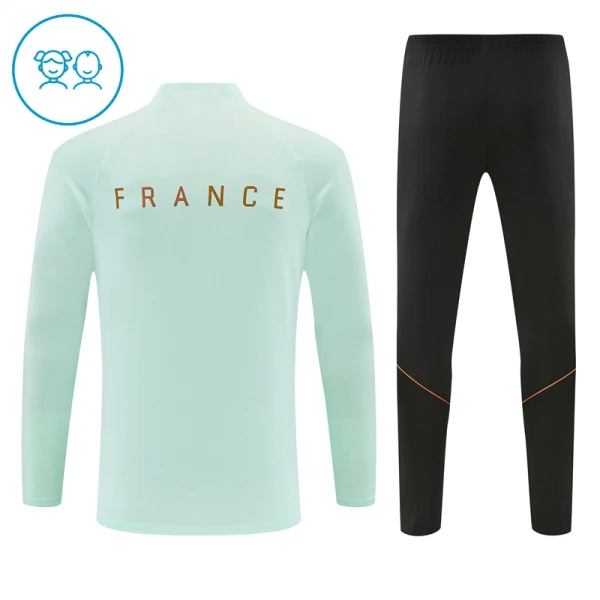 Conjunto de sudadera de entrenamiento Francia Niños 26/27 Blanco