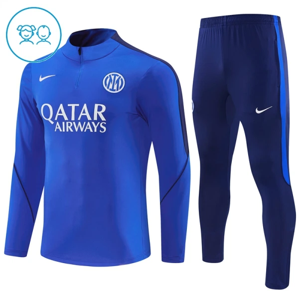 Conjunto de sudadera de entrenamiento Inter de Milán Niños 26/27 Azul Conjunto de sudadera de entrenamiento Inter de Milán Niños 26/27 Azul