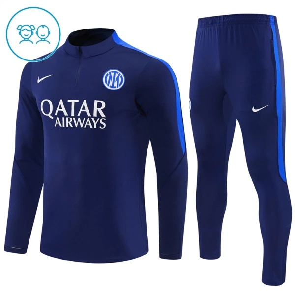 Conjunto de sudadera de entrenamiento Inter de Milán Niños 26/27 Azul Conjunto de sudadera de entrenamiento Inter de Milán Niños 26/27 Azul