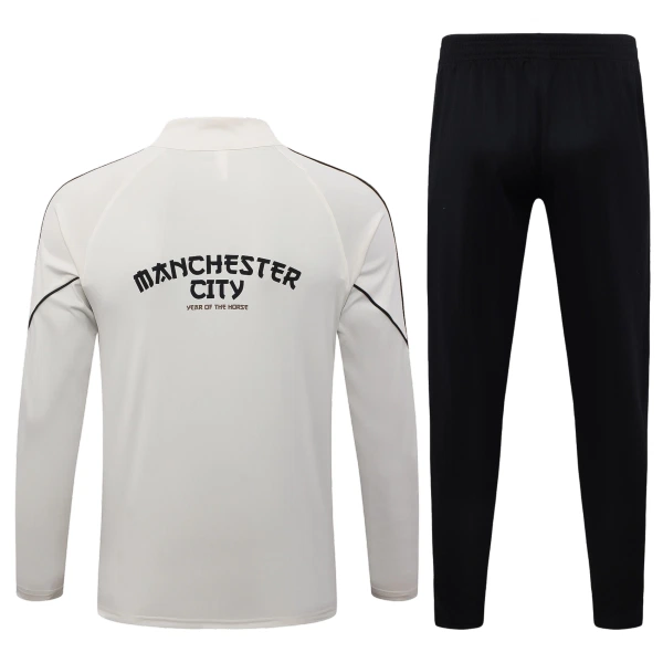 Conjunto de sudadera de entrenamiento Manchester City Hombre 26/27 Gris