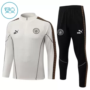 Conjunto de sudadera de entrenamiento Manchester City Niños 26/27 Gris