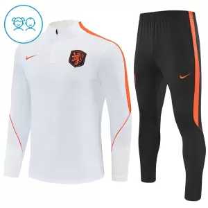 Conjunto de sudadera de entrenamiento Países Bajos Niños 26/27 Blanco