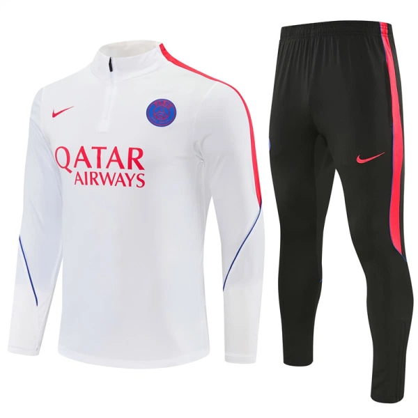 Conjunto de sudadera de entrenamiento Paris Saint-Germain Hombre 26/27 Blanco Conjunto de sudadera de entrenamiento Paris Saint-Germain Hombre 26/27 Blanco