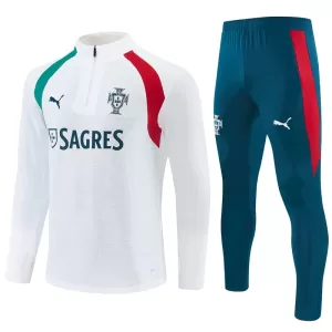 Conjunto de sudadera de entrenamiento Portugal Hombre 26/27 Blanco