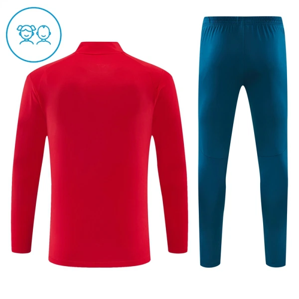 Conjunto de sudadera de entrenamiento Portugal Niños 26/27 Rojo