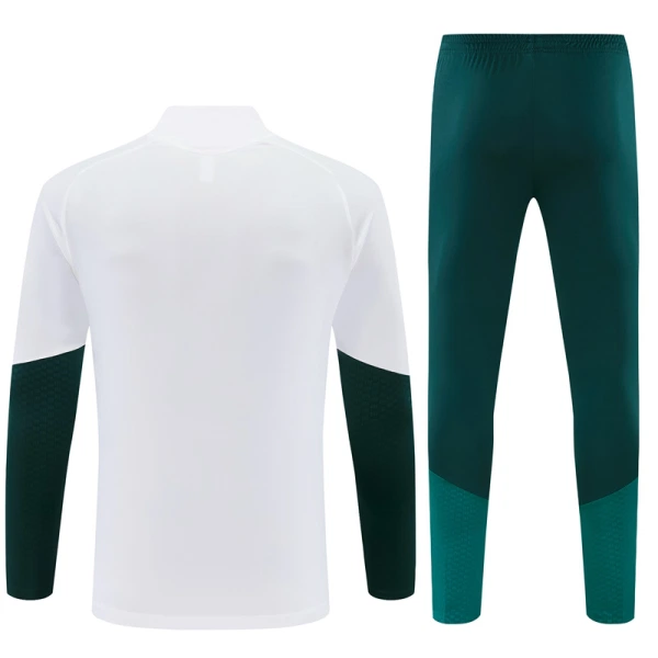 Conjunto de sudadera de entrenamiento Real Madrid Hombre 26/27 Blanco