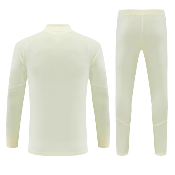 Conjunto de sudadera de entrenamiento Real Madrid Hombre 26/27 Blanco