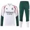 Conjunto de sudadera de entrenamiento Real Madrid Hombre 26/27 Blanco