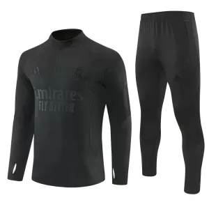 Conjunto de sudadera de entrenamiento Real Madrid Hombre 26/27 Negro