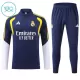 Conjunto de sudadera de entrenamiento Real Madrid Niños 26/27 Azul Conjunto de sudadera de entrenamiento Real Madrid Niños 26/27 Azul